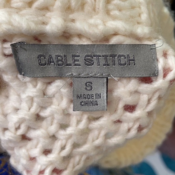 Cable Stitch Sweater size small EUC - Picture 4 of 4